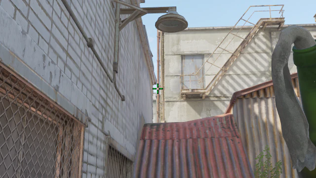 Where to aim before releasing the throw