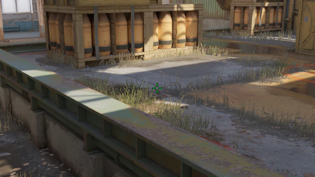 Where to aim before releasing the throw