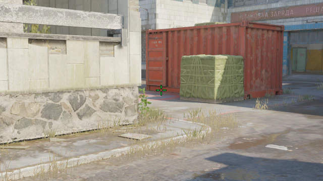 Where to aim before releasing the throw