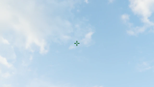 Where to aim before releasing the throw