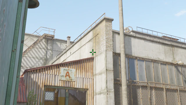 Where to aim before releasing the throw