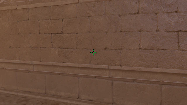 Where to aim before releasing the throw