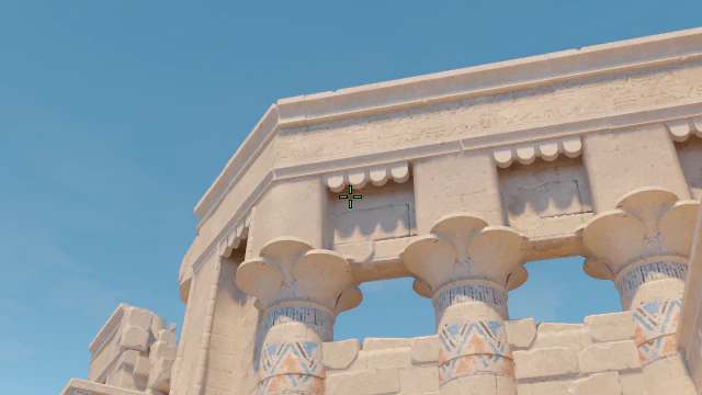Where to aim before releasing the throw
