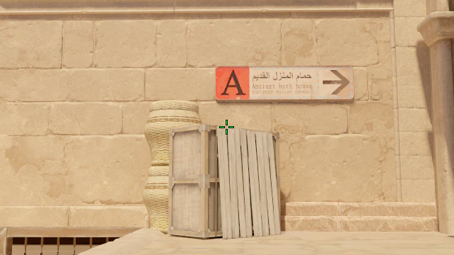Where to aim before releasing the throw