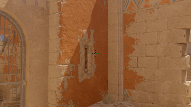 Where to aim before releasing the throw