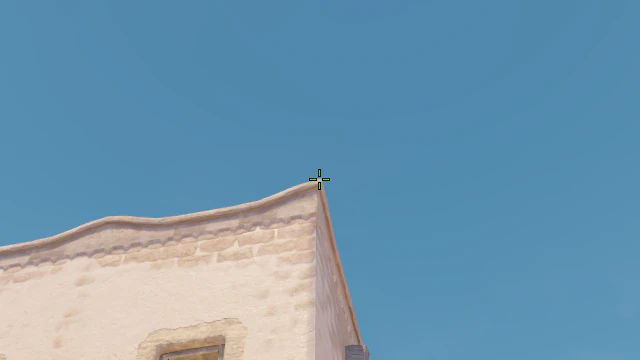 Where to aim before releasing the throw