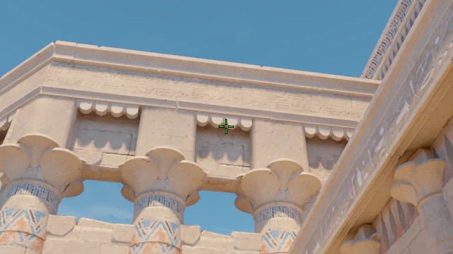Where to aim before releasing the throw