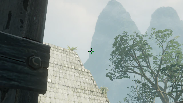 Where to aim before releasing the throw