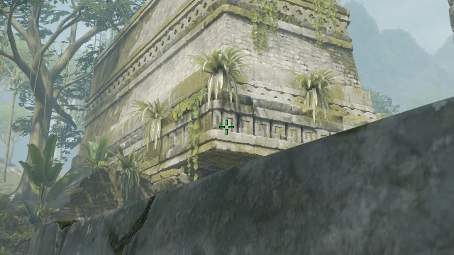 Where to aim before releasing the throw