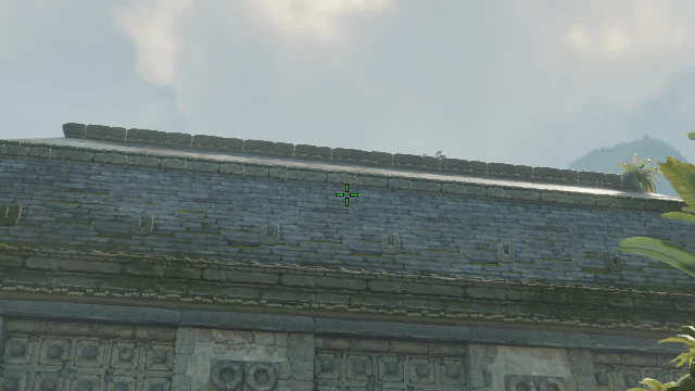 Where to aim before releasing the throw