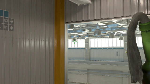Where to aim before releasing the throw