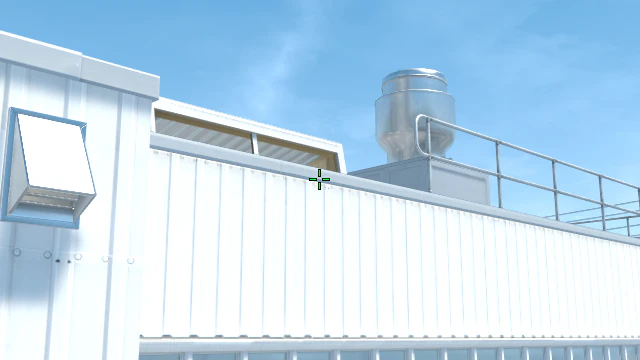 Where to aim before releasing the throw