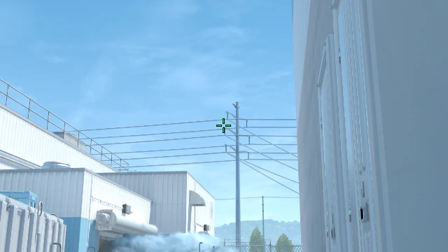 Where to aim before releasing the throw