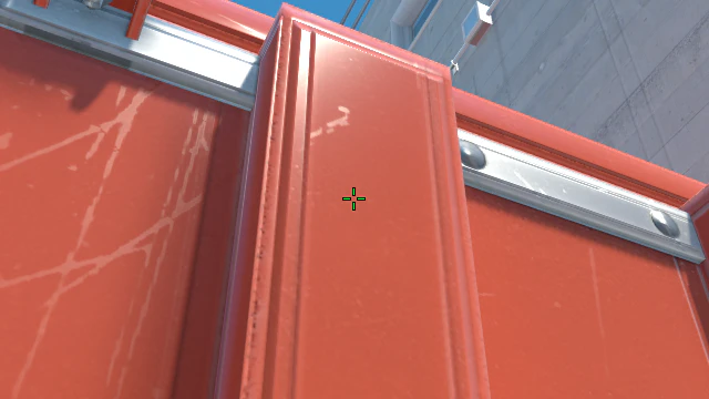 Where to aim before releasing the throw