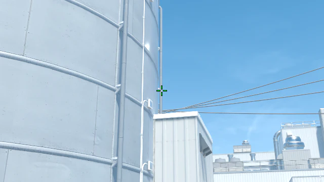 Where to aim before releasing the throw