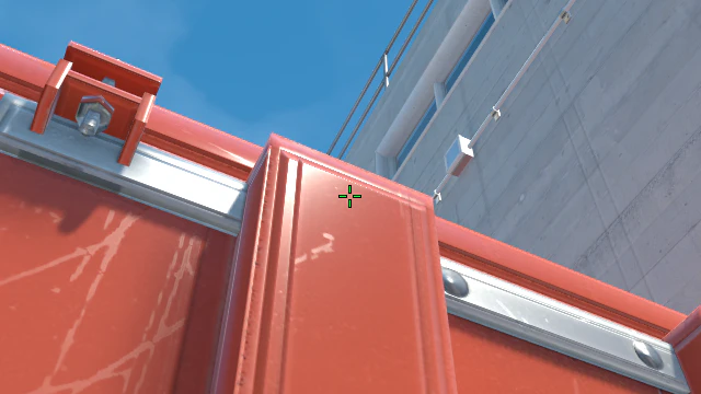 Where to aim before releasing the throw