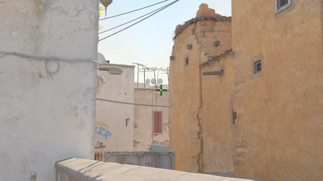 Where to aim before releasing the throw