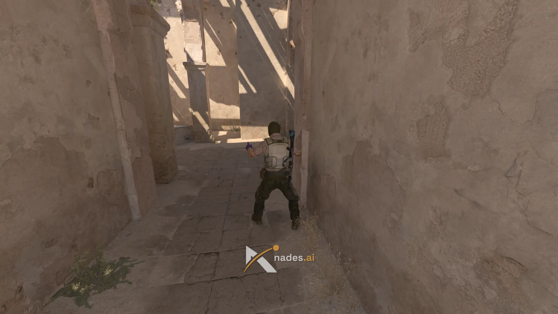 Где встать для этой раскидки