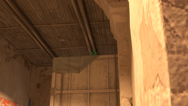Where to aim before releasing the throw