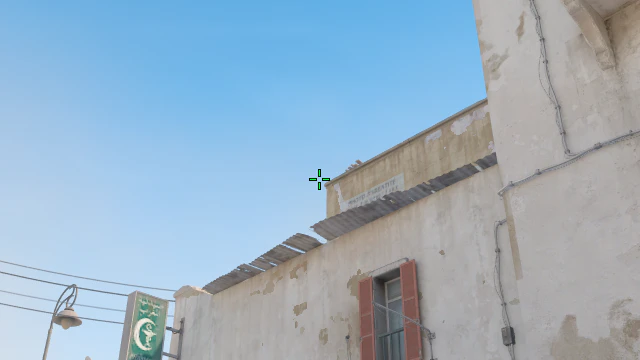 Where to aim before releasing the throw
