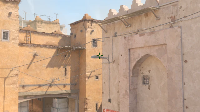 Where to aim before releasing the throw