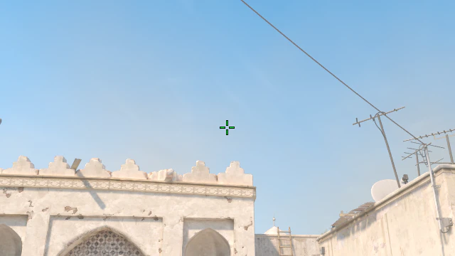 Where to aim before releasing the throw