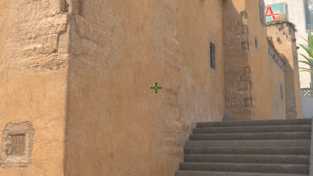 Where to aim before releasing the throw