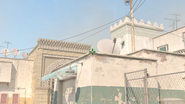 Where to aim before releasing the throw