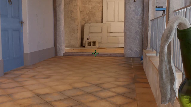 Where to aim before releasing the throw