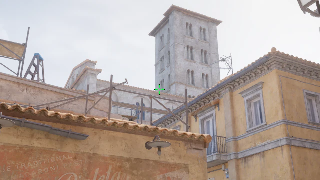 Where to aim before releasing the throw
