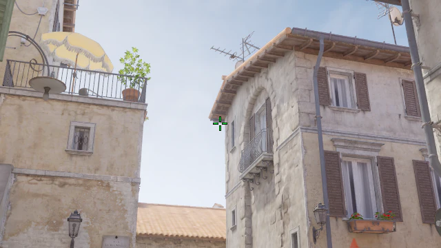 Where to aim before releasing the throw