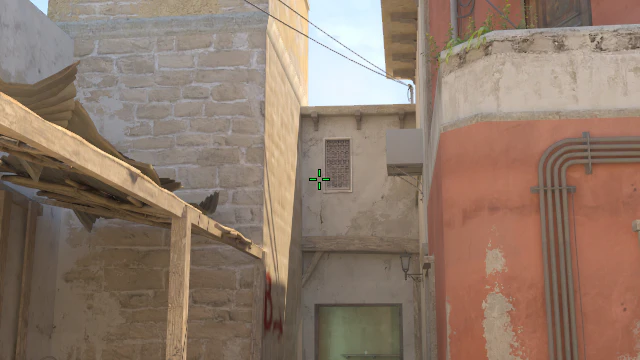Where to aim before releasing the throw