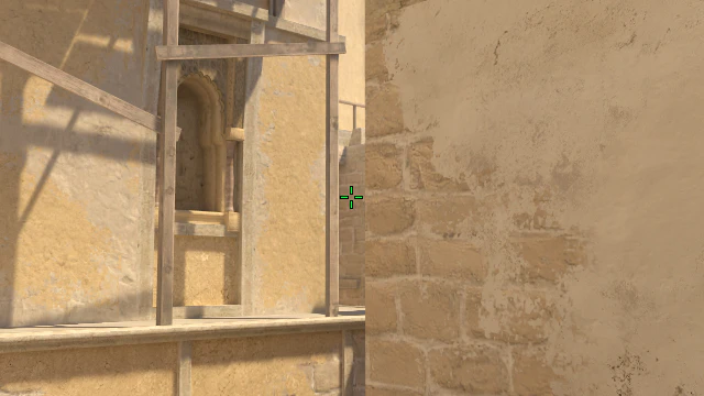 Where to aim before releasing the throw