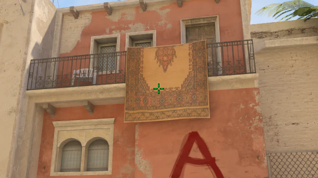Where to aim before releasing the throw