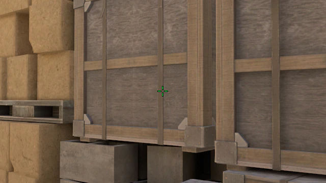 Where to aim before releasing the throw