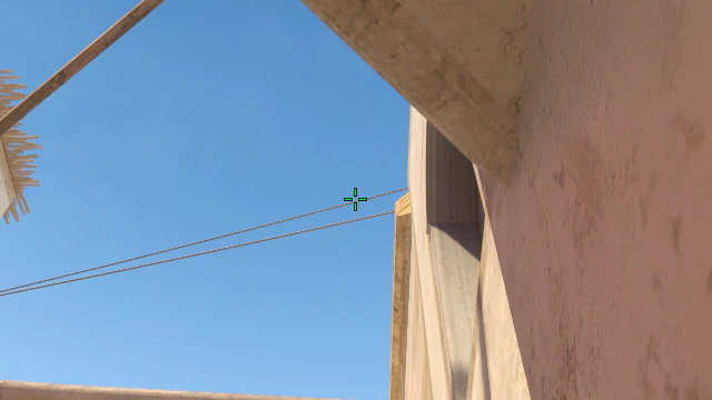 Where to aim before releasing the throw