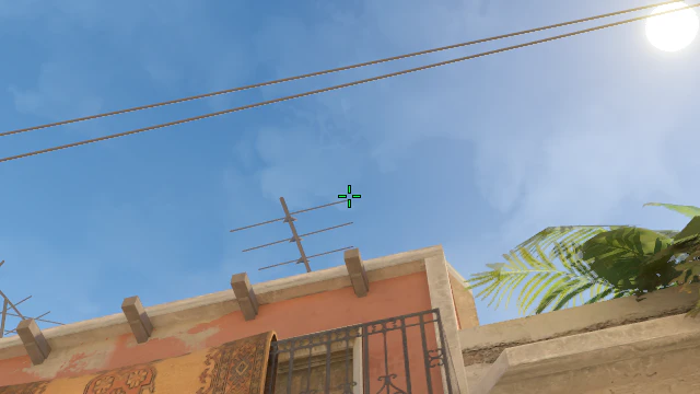 Where to aim before releasing the throw