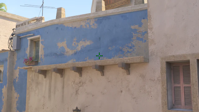 Where to aim before releasing the throw