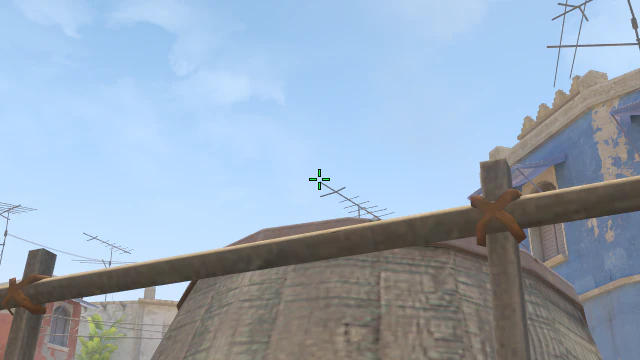 Where to aim before releasing the throw