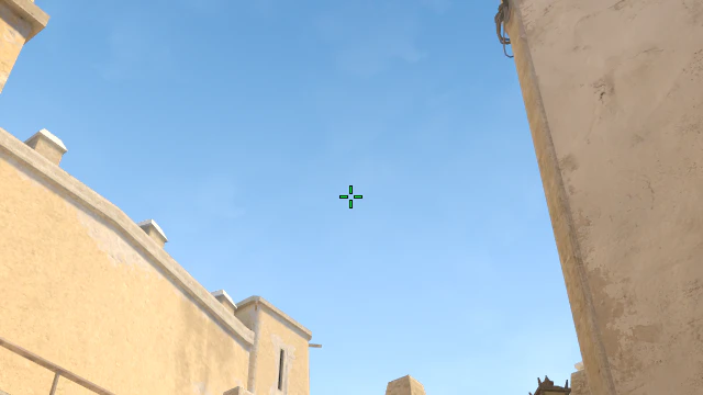 Where to aim before releasing the throw