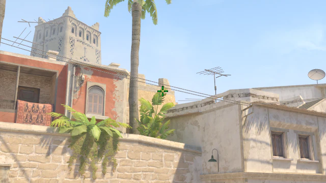 Where to aim before releasing the throw