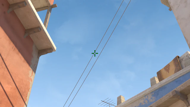Where to aim before releasing the throw