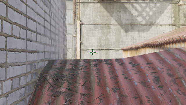 Where to aim before releasing the throw