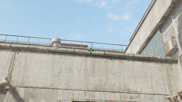 Where to aim before releasing the throw