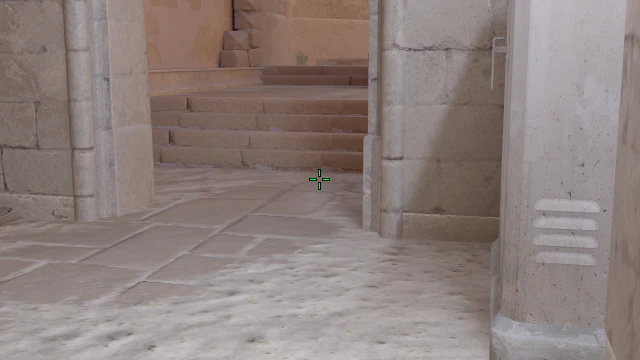 Where to aim before releasing the throw