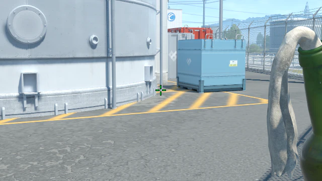 Where to aim before releasing the throw