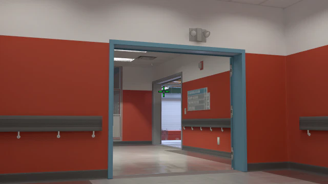 Where to aim before releasing the throw