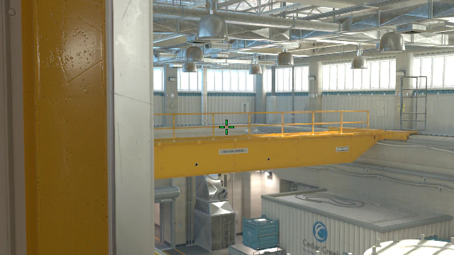 Where to aim before releasing the throw