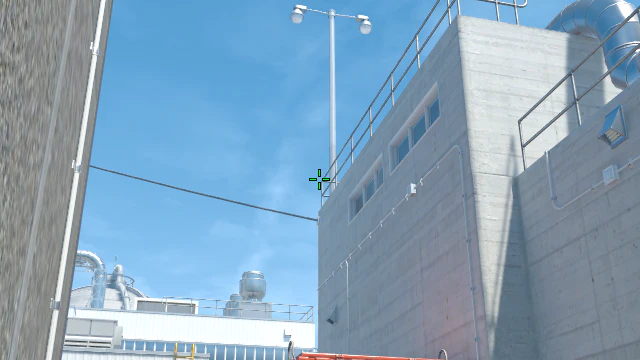 Where to aim before releasing the throw