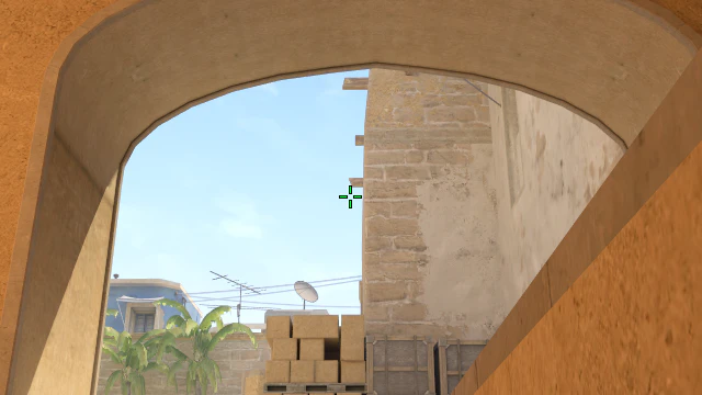 Where to aim before releasing the throw